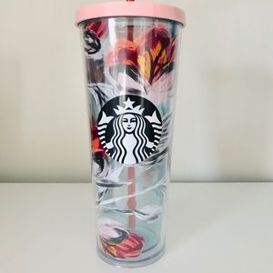 🌟SOLD🌟Starbucks Peony Tumbler NEW